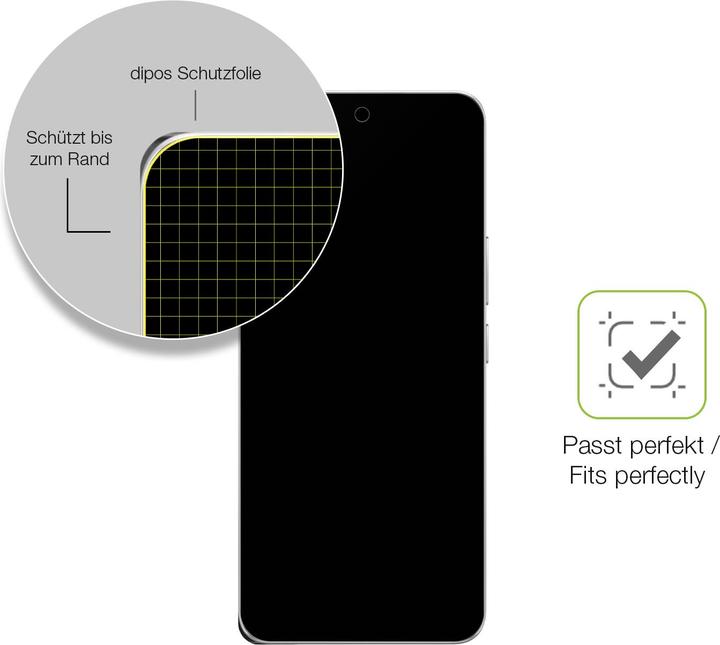 Actual product image Dipos Full Cover Screen Protector Matte (1 Piece, Honor 200 Pro)