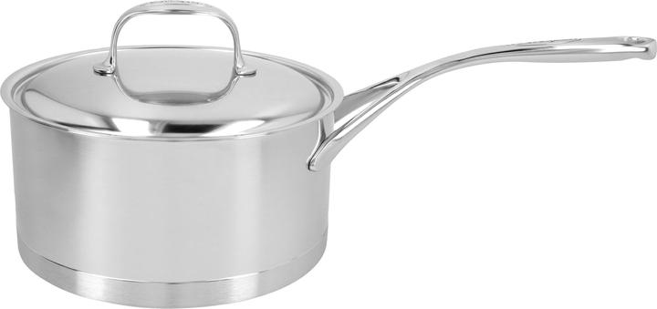 Demeyere Casseruola Atlantis con coperchio 20 cm, acciaio inossidabile 18/10 (20 cm, Casseruola con manico, Acciaio inossidabile)