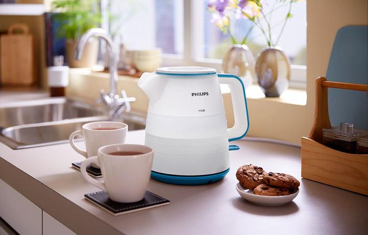Actual product image Philips HD9344/10 Kettle (transparent, 1 L, 2200 W) (1 l)