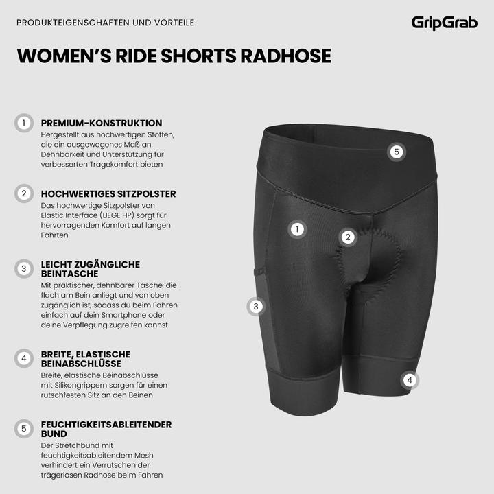 Produktbild GripGrab W's Essential shorts (S)