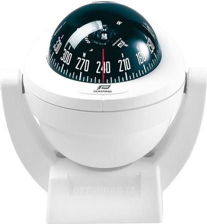 Actual product image Plastimo Offshore 75 compass, base, white