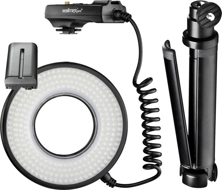 Walimex pro Pro Macro LED Ringlicht DSR 232 Set (Ringleuchte)