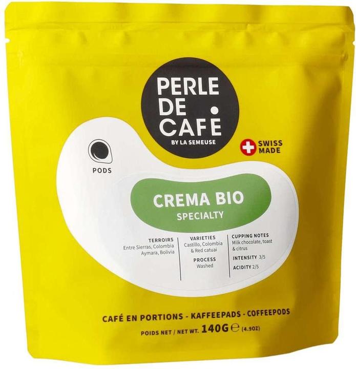 Actual product image Perle de café Coffee Pads Crema Organic 20 pieces (20 x Port.)