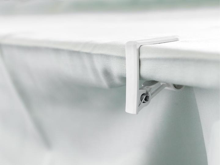 Actual product image Excellent Houseware Tablecloth Clamp 4 pcs. (2 x 11 x 18 cm)