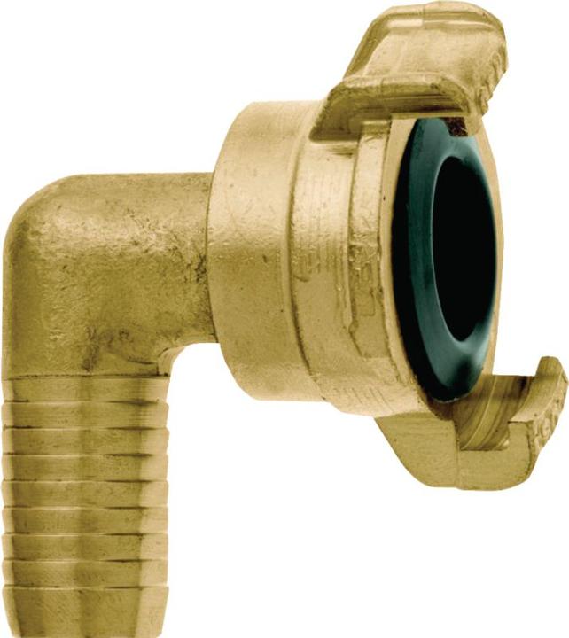 Actual product image Geka Elbow hose piece 360 with rotating hose nozzle, MS 90° - 25 (Angle stopcock, 25 mm)