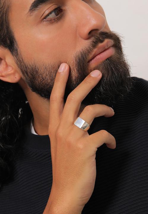 Image du produit Kuzzoi Bague à sceau (56, Argent 925)