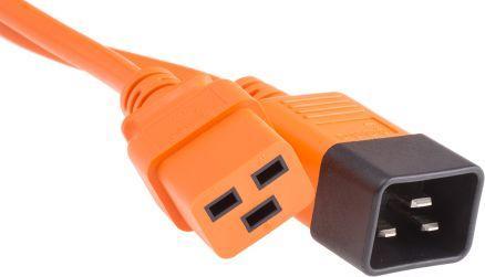 Actual product image Rs Pro IEC C19 Socket to IEC C20 Plug Power Cord (2 m, C19)