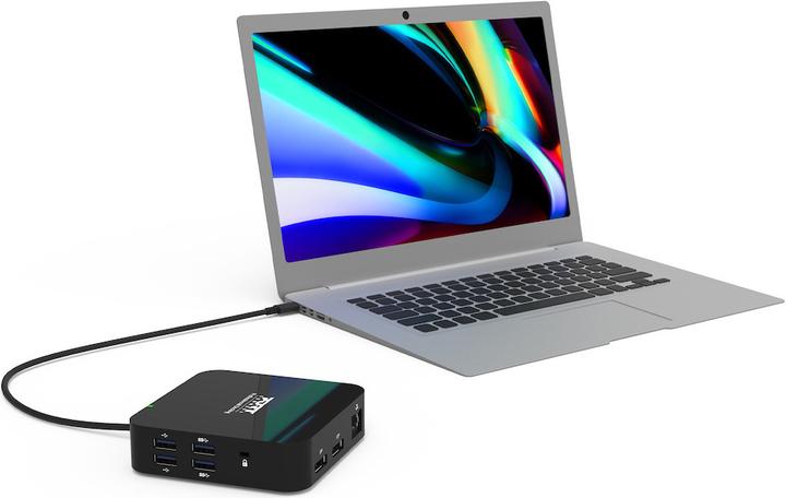 Actual product image Port Designs Docking Type C Travel 2 X (USB-C, 2 Ports)