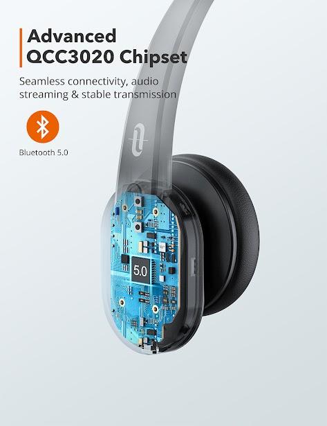 Produktbild Taotronics Trucker Bluetooth Headset with Microphone, Headset Noise Cancelling (Kabellos)
