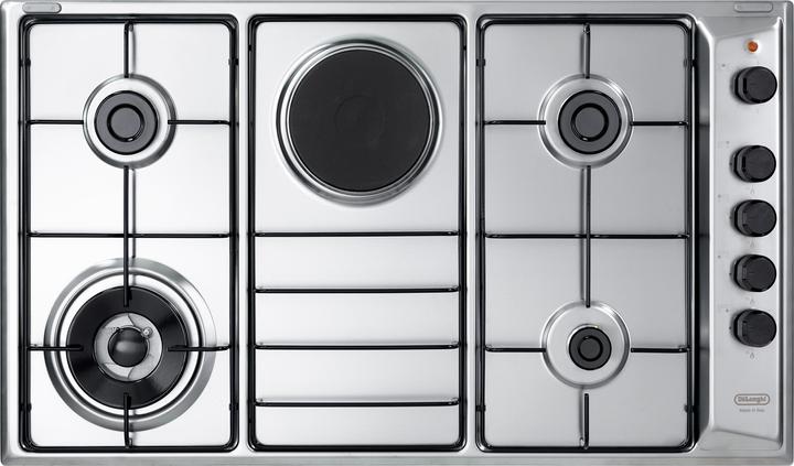 Immagine prodotto De'Longhi De?Longhi FLA 49 RD piano cottura Acciaio inossidabile Da incasso 90 cm Combi 4 Fornello(i)
