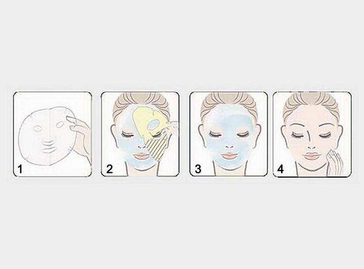 Actual product image Herba Kiss Cotton face mask, coconut (20 ml)