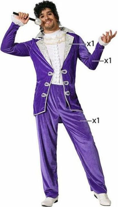 Carnival Toys Verkleidung Lila Rockstar (XL)