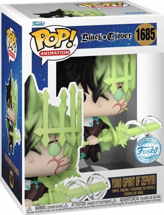 Image du produit Funko POP! Black Clover Yuno (Spirit of Zephyr) Exclusive