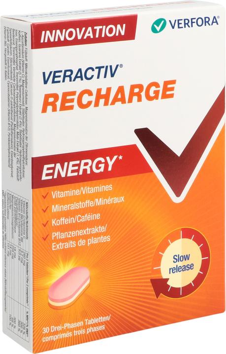 Veractiv Recharge3 Drei-Phasen-Tabletten 30 Stk (30 Stück, Tabletten, 63 g)
