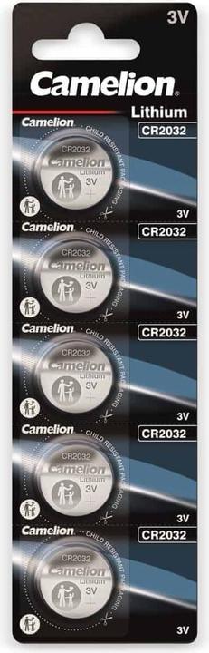 Actual product image Camelion CR2032 (5 pcs., CR2032, 220 mAh)