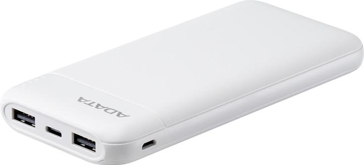 Produktbild Adata POWER BANK USB 10000MAH WHITE/PC100-14WH (10000 mAh, 20 W, 37 Wh)