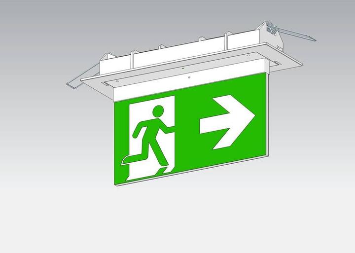 Produktbild Beltrona MEXM82506 LED Fluchtweg-Notbeleuchtung Deckeneinbaumontage