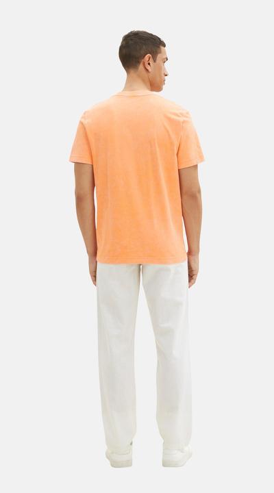 Actual product image Tom Tailor T-Shirt Kurzarmshirt mit Henley-Ausschnitt und ausgewaschener Optik (3XL)