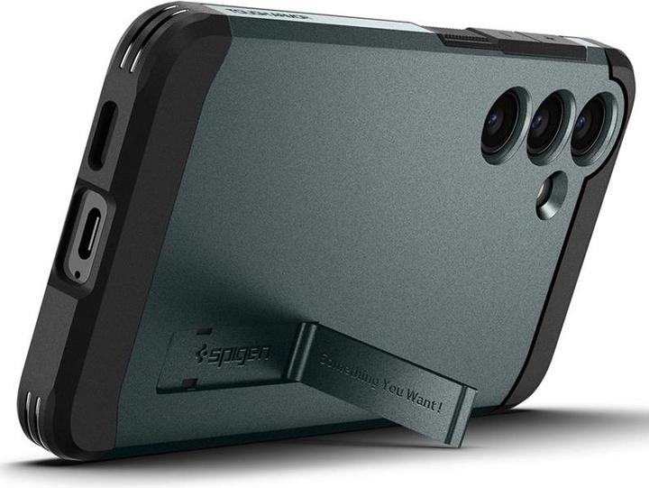 Produktbild Spigen Tough Armor Sam S24 S921 zielony/abyss green ACS07357 (Samsung Galaxy S24)