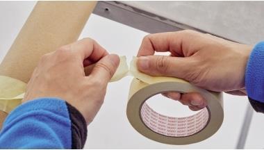 Immagine prodotto NOPI Crespo multiuso ® 4349 crespato chiaro beige chiaro lunghezza 50 m larghezza 30 mm (30 mm)