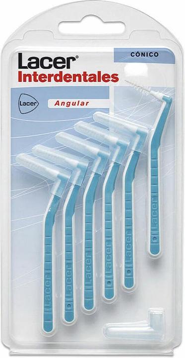 Lacer Interdentalbürste eckig zylindrisch konisch 6 Stück (6 x)