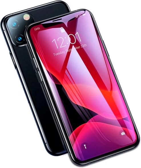 Immagine prodotto Baseus Pellicola di vetro temperato 0,3 mm a tutto schermo e a tutto vetro (2pcspack+fattore di (2 Pezzo/i, Apple iPhone XS Max, Apple iPhone 11 Pro Max)