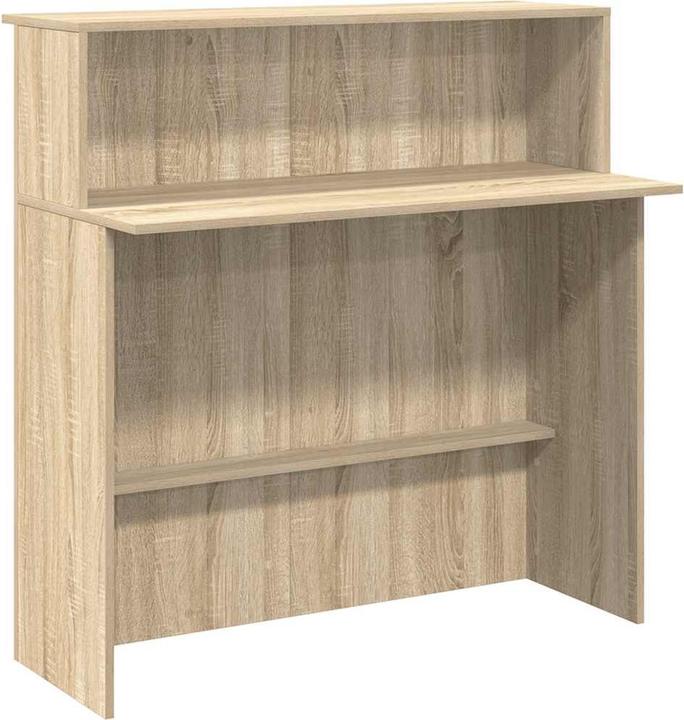 Actual product image VidaXL Reception counter Sonoma oak 100x50x103.5 cm wood-based reception counter