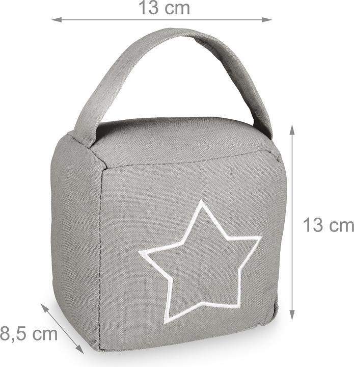 Actual product image Relaxdays 2x door stop (2 Piece, 13 x 8.5 x 13 cm)