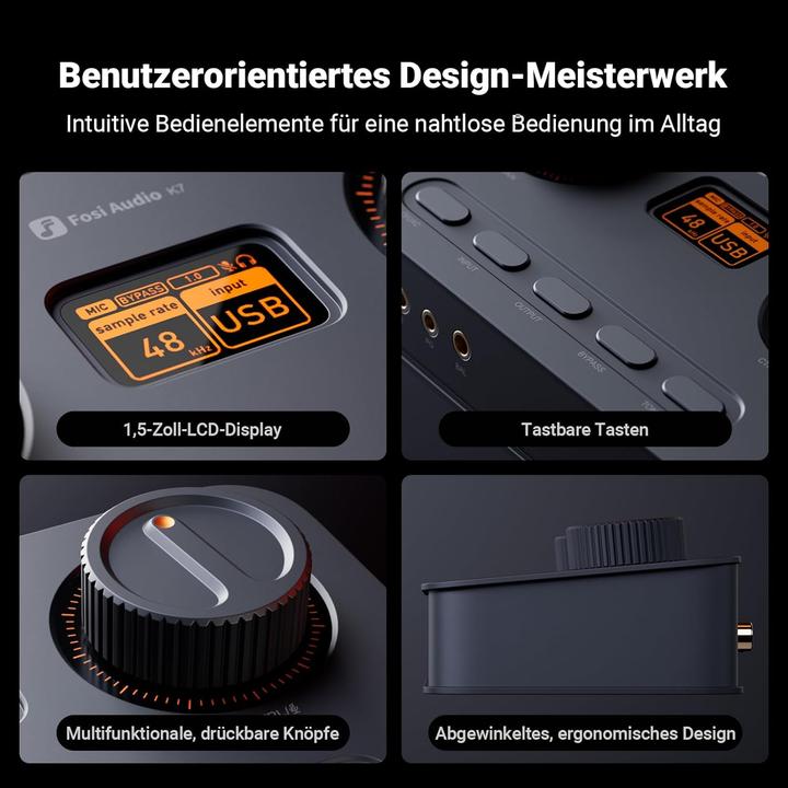 Immagine prodotto Fosi Audio K7 (Display, Bluetooth)