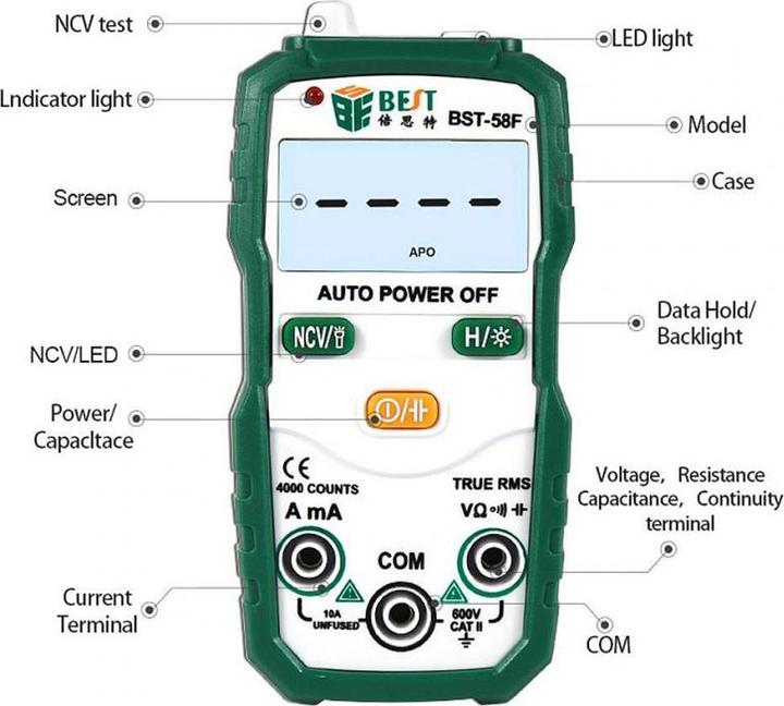 Produktbild Best Digital Multimeter BST-58F