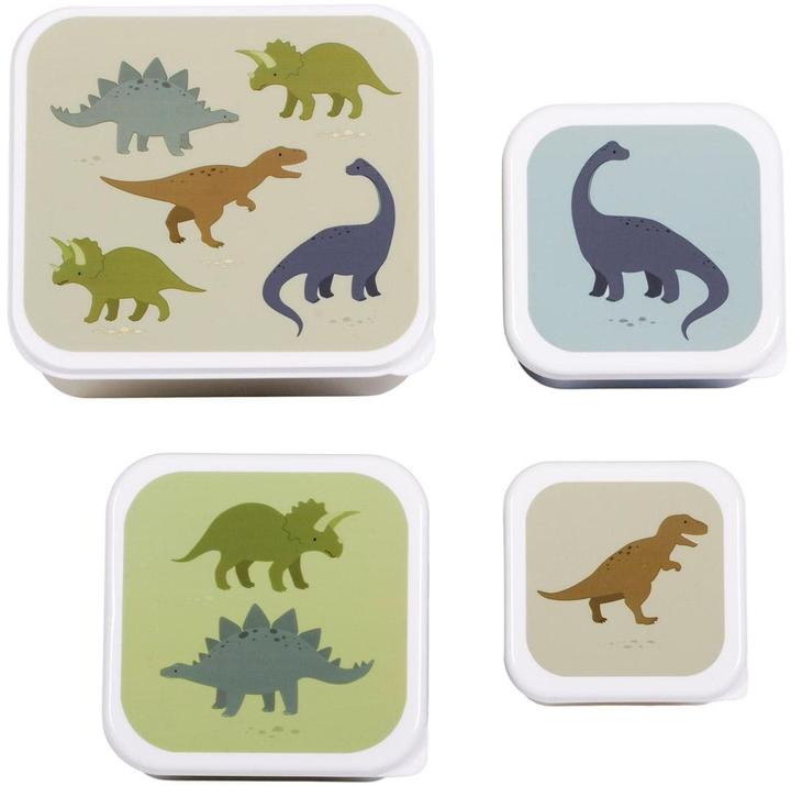 Image du produit A Little Lovely Company ALLC Lunch & Boîte à goûter Dinosaure SBSEDI38