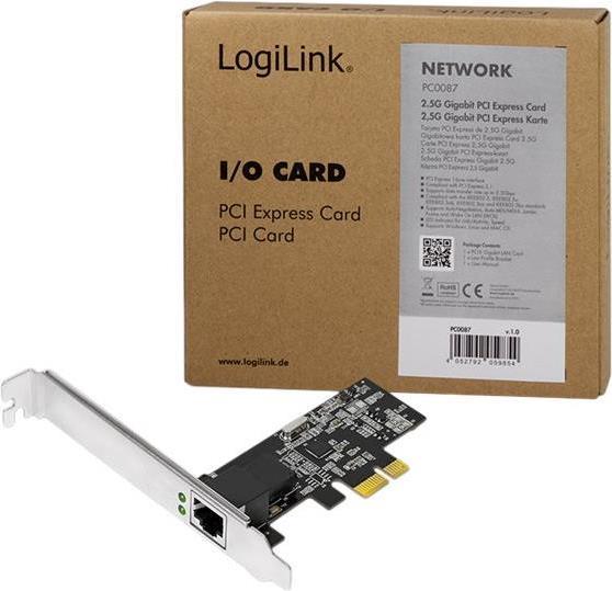 Actual product image LogiLink . RJ-45, PCIe 2.1 (PCI Express 2.1)