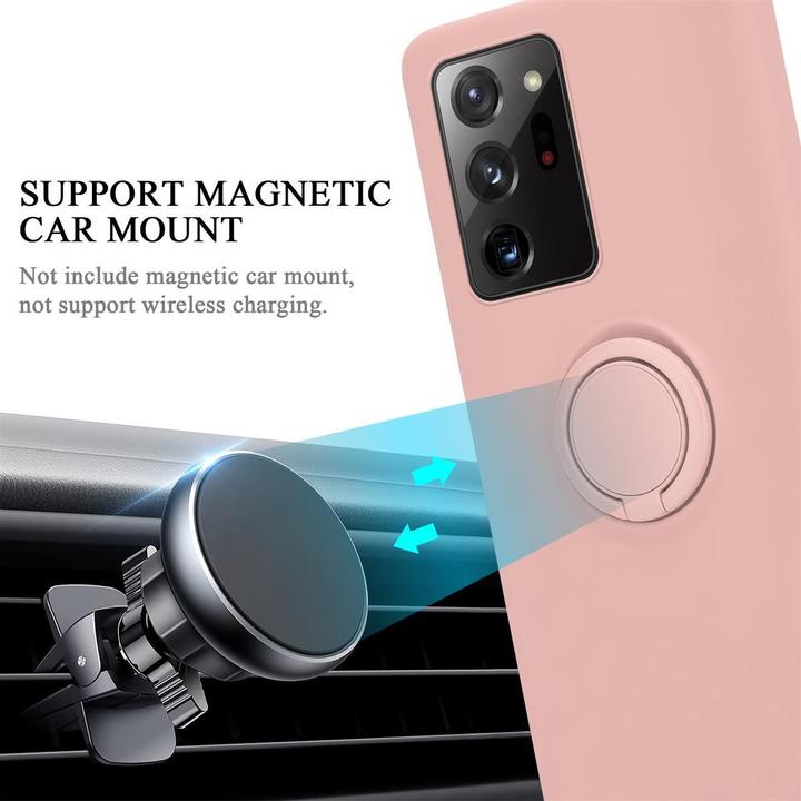 Actual product image Cadorabo TPU Liquid Ring Silicone Case Cover (Samsung Galaxy Note 20 Ultra)