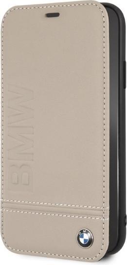 Immagine prodotto BMW BMFLBKI61LLST Libro iPhone Xr beżowy/taupe Logo Imprint (Apple iPhone XR)