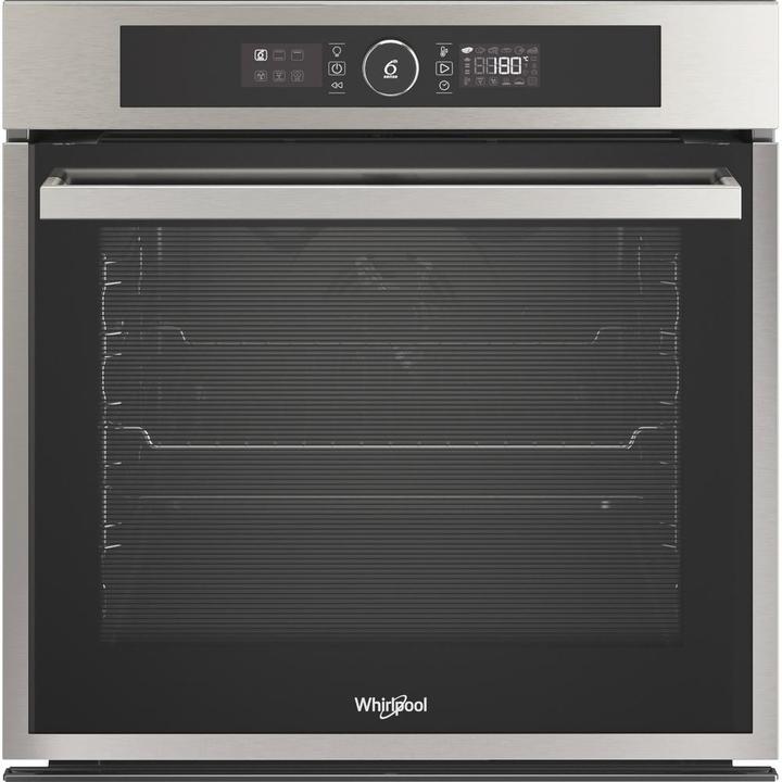 Produktbild Whirlpool Backofen OAKZ97961SPIX A+, 60 cm, Pyrolyse, Inox farbiges/schwarzes Glas, Grosses LED-Displ