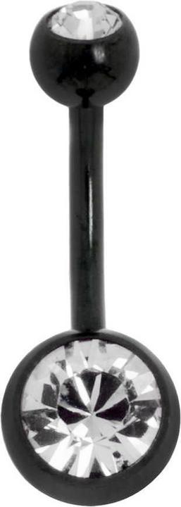 Bijouteria Bauchpiercing (Edelstahl, PVD Beschichtung, Zirkonia)