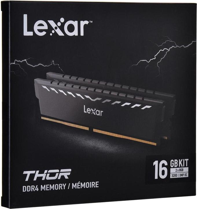 Image du produit Lexar Thor (2 x 8GB, 3200 MHz, RAM DDR4, U-DIMM)