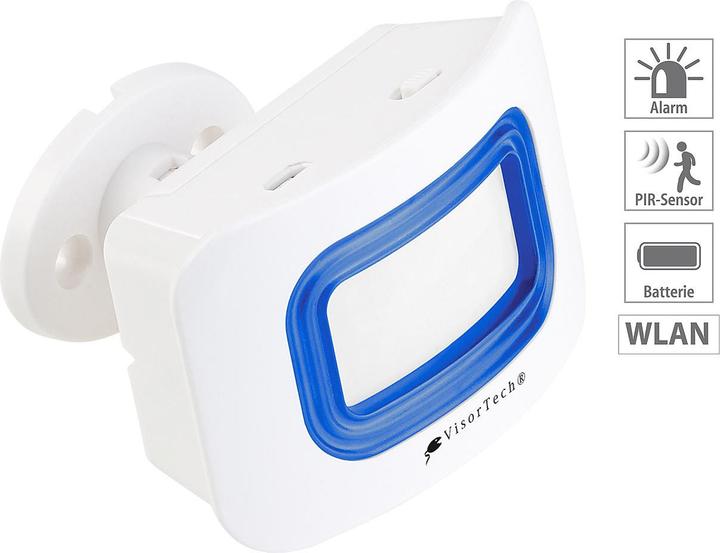 VisorTech PIR-Bewegungsmelder für WLAN-Alarmanlage XMD-3000.avs