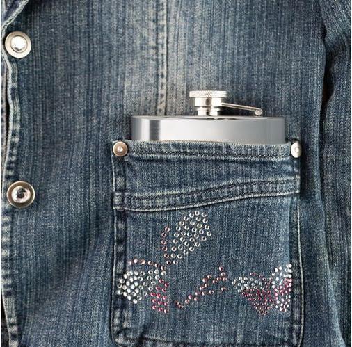 Actual product image Relaxdays hip flask (200 ml)