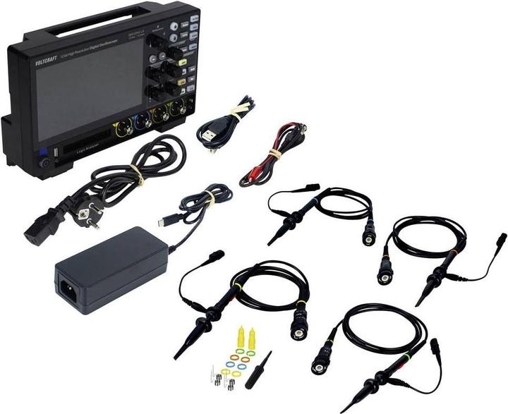 Produktbild Voltcraft DOV1254F LA Digital-Oszilloskop 125 MHz 4-Kanal 1.25 GSa/s 100 Mpts 1 (CAT II)