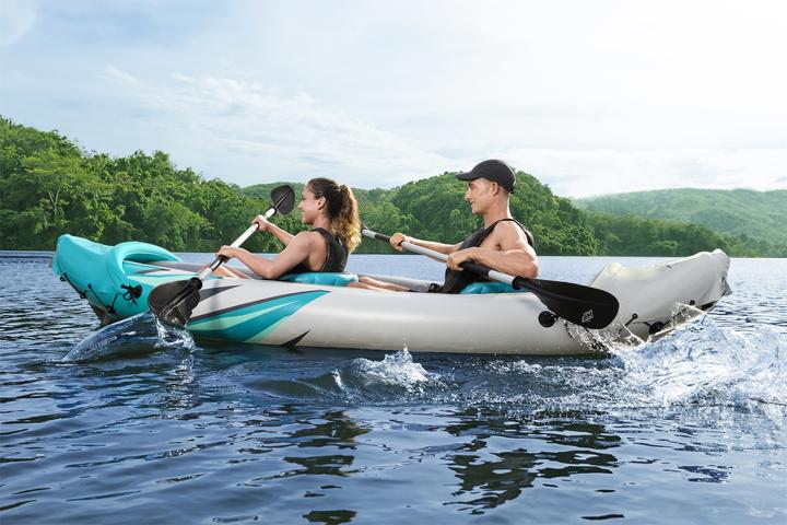 Image du produit Bestway Kit kayak Hydro-Force Rapid Elite X2 312 x 98 x 44 cm (2 pers.)