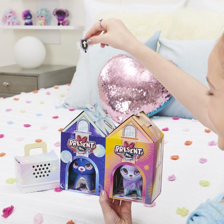 Produktbild Spin Master Present Pets Minis, galaktisches Trio 3er-Pack mit 7,6cm Plüschtieren, Kinderspielzeug für Ma (20.65 cm)