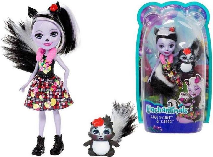 Image du produit Enchantimals Sage Moufette & Caper - Mini Poupée - 4 ans et +