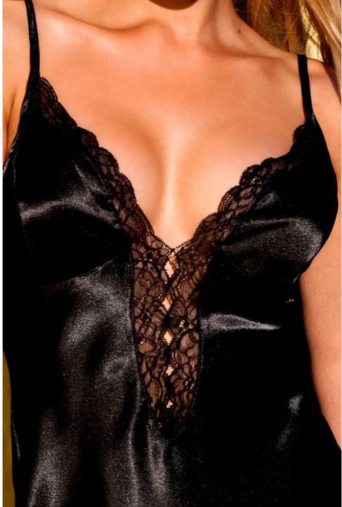 Image du produit Kalimo Chemise de nuit en noir (XXL)