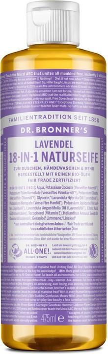 Dr. Bronner's 18-IN-1 Lavendel (Flüssigseife, 475 ml)