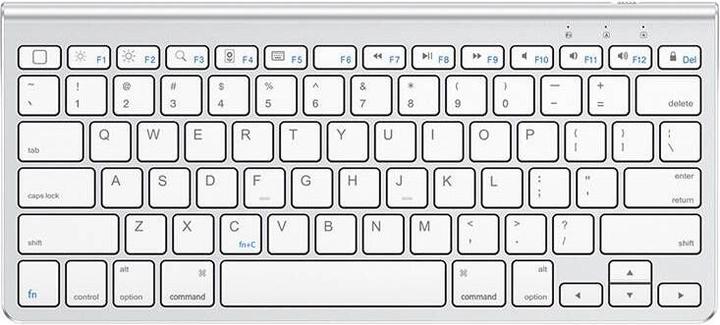 Immagine prodotto Omoton Combinazione di mouse e tastiera per IPad/IPhone KB088 (argento) (iPad)