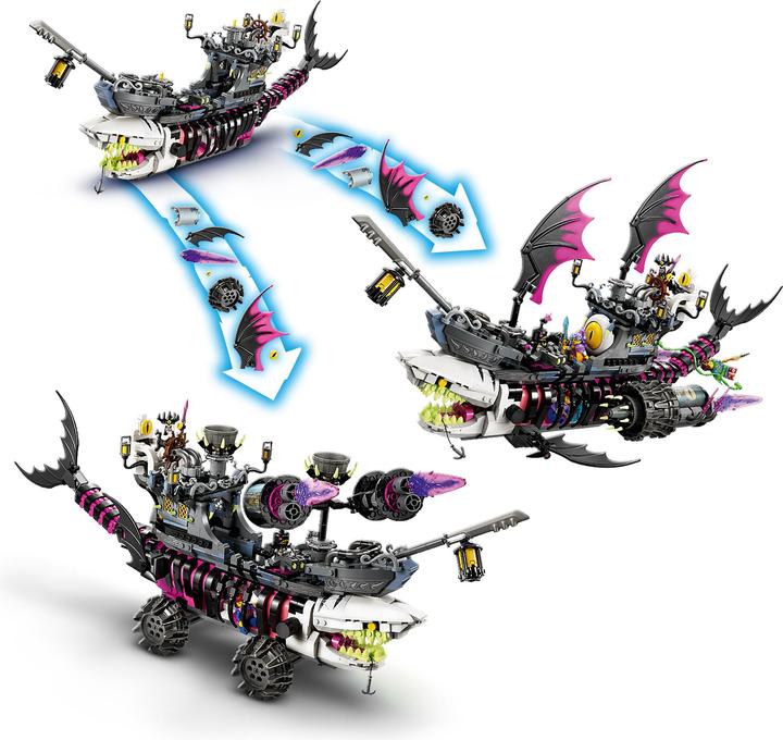 Actual product image LEGO Nightmare Shark Ship (71469, LEGO Dreamzzz)