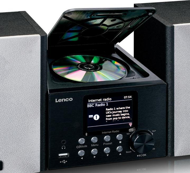 Actual product image Lenco MC-250 (Bluetooth, CD player, 1x 12 W)