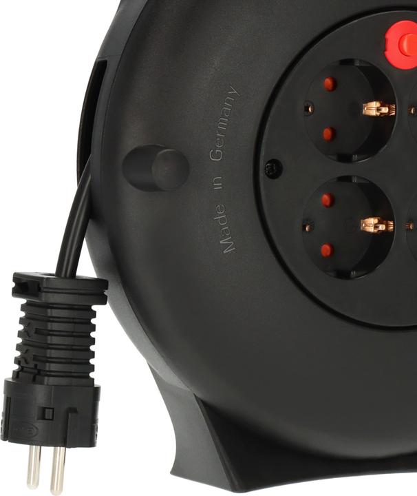 Actual product image Brennenstuhl Vario Line Kabelbox 4-fach / Mini-Kabeltrommel 10 m (10 m, 1.50 mm²)