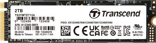 Transcend 2TB M.2 2280 PCIe Gen4x4 NVMe 3D TLC BiC (2000 GB, M.2 2280)